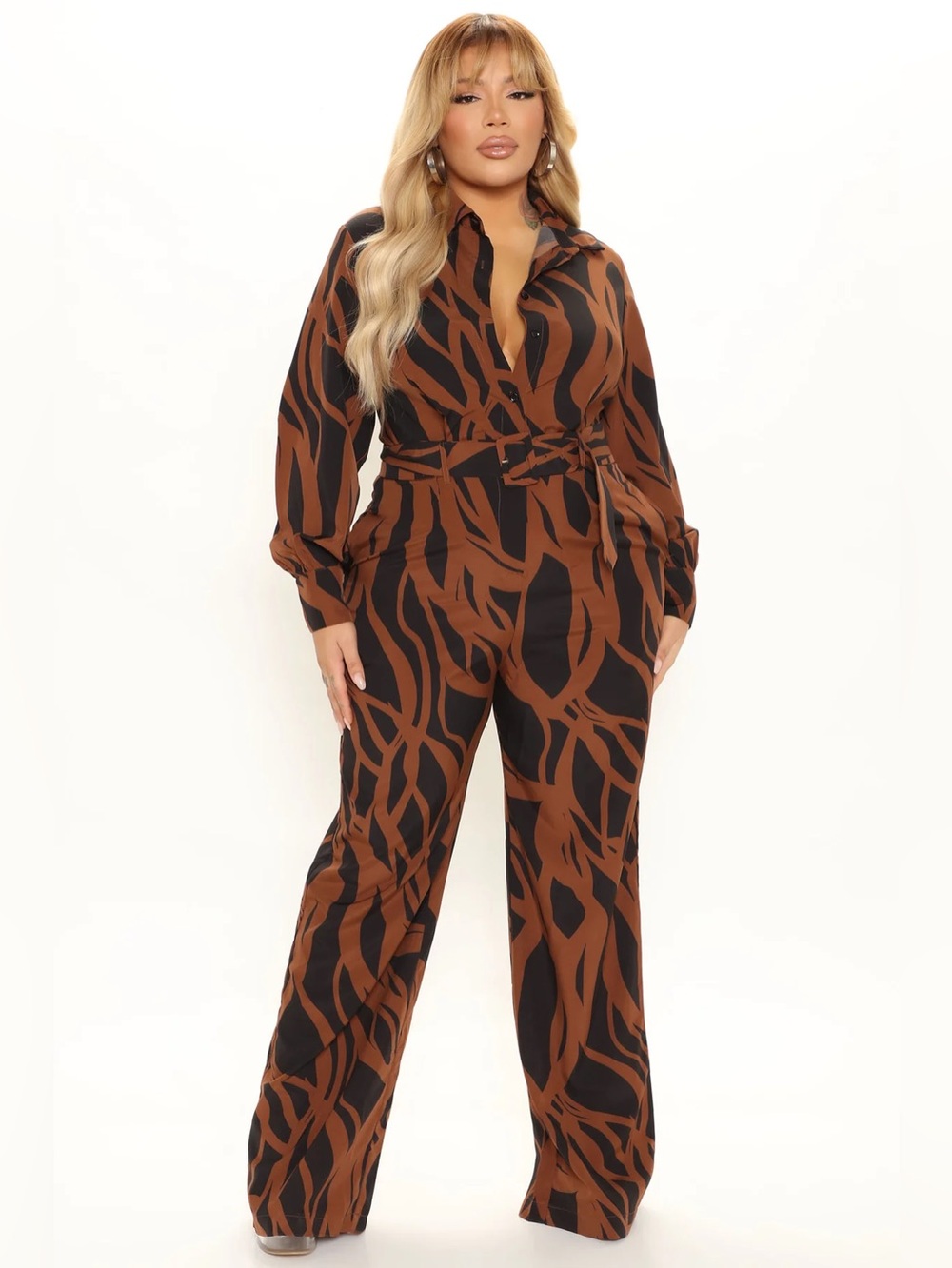 Fashion Nova Zebra Jumpsuit